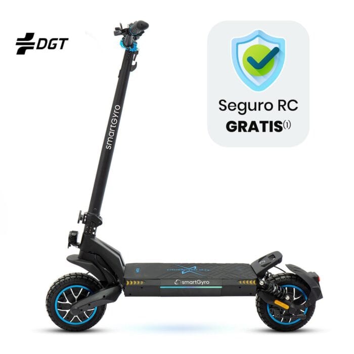 patinete electrico smartgyro crossover dual max certificado